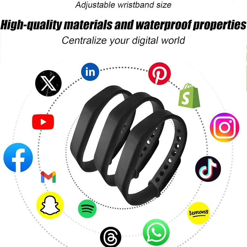 NFC Digital Business Card Wristband