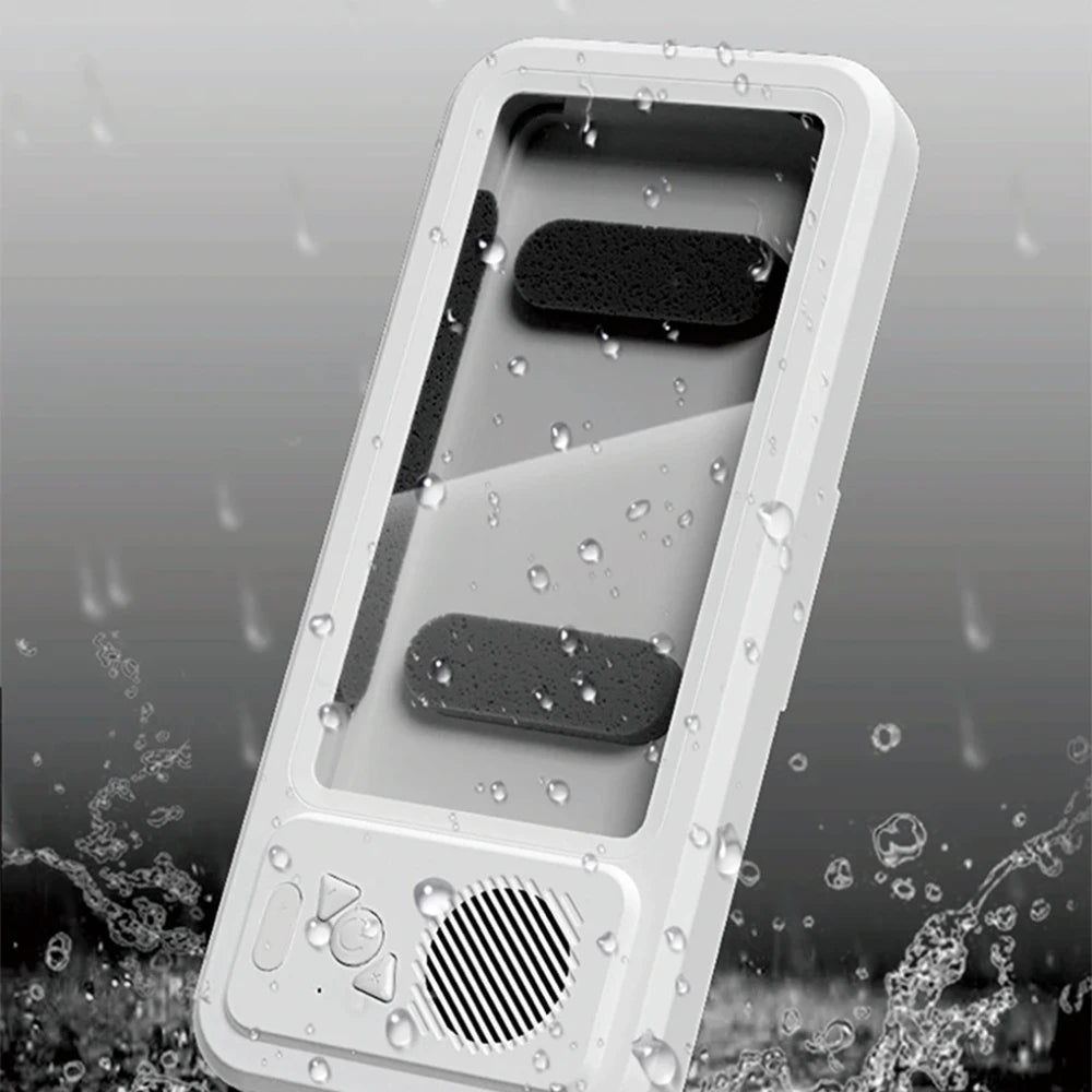 Waterproof Phone Holder Speaker