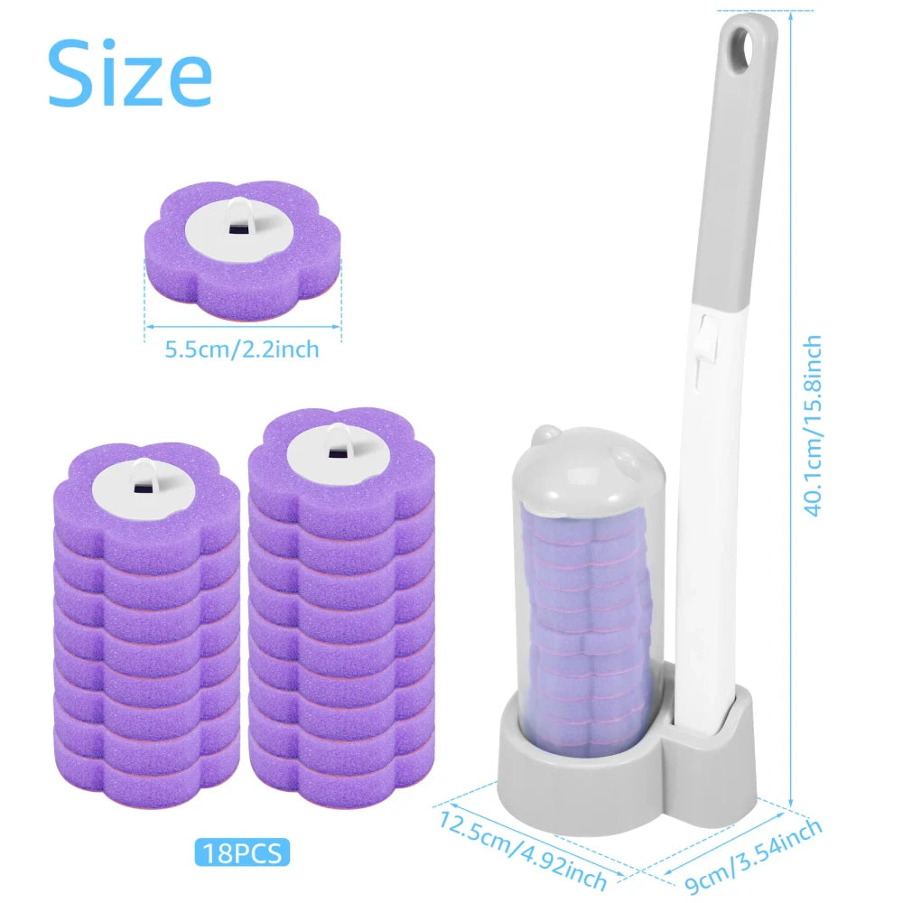 Disposable Toilet Brush Refill Heads
