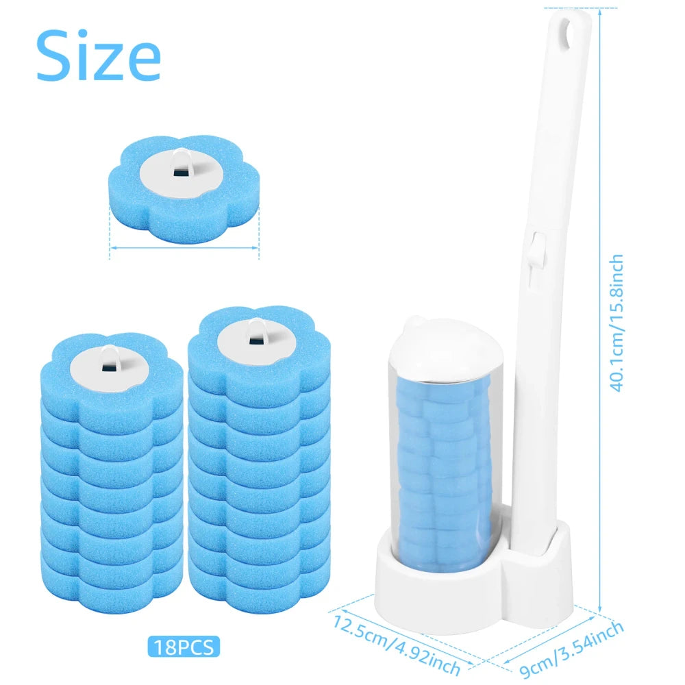 Disposable Toilet Brush Refill Heads